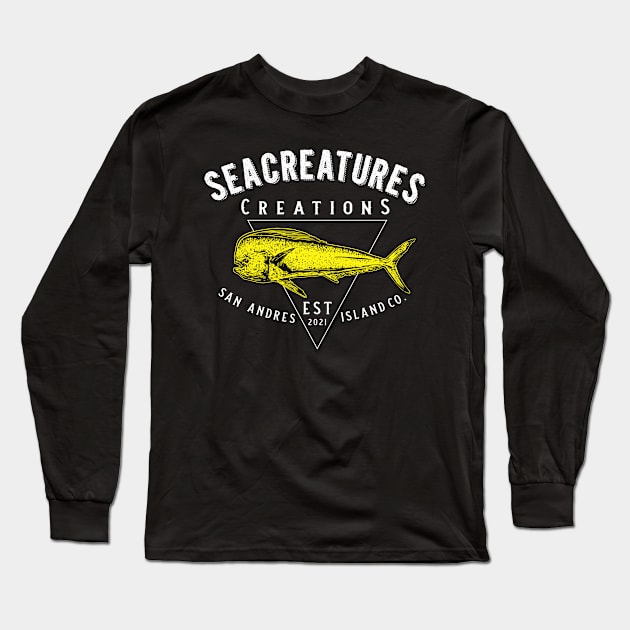 Dolphin Mahi Mahi Long Sleeve T-Shirt by Seacreatures